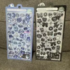 ボンボンドロップシール よるねこ キャラクターグッズ