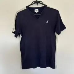 TAKEO KIKUCHI ネイビー Vネック サイズM ホームウエア