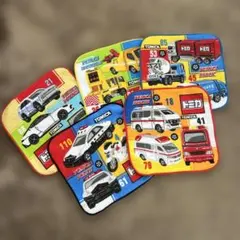 【新品】トミカ　ハンカチ　　5枚セット