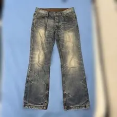 ARMANI EXCHANGE フレアデニムパンツ 30 SHORT y2kのサムネイル