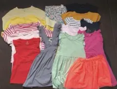 120〜130 女の子　春夏服まとめ売り　15点