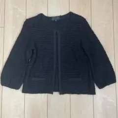 UNTITLED アンタイトル ツイード ノーカラージャケット