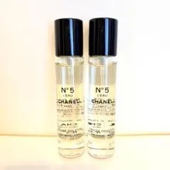 【新品未使用】シャネル N°5 ロー ツィスト & スプレイ レフィル 2本のサムネイル