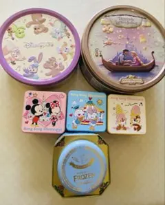 香港&東京ディズニー 空き缶6個セット