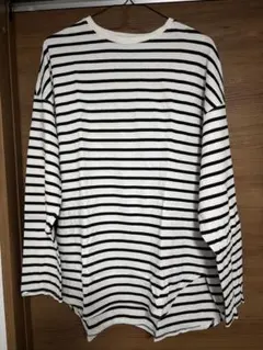 ストライプ 長袖Tシャツ GRL