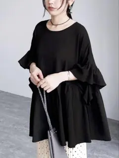 reca フリル袖 ペプラムブラウスのサムネイル