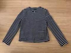 ユニクロ　ボーダー柄　ジャケット(Sサイズ)