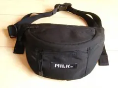 MILKFED.黒色ボディバッグ送料無料レディース*ミルクフェド*ウエストポーチ