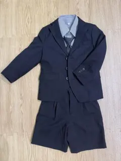 フォーマルスーツ 110cm ネクタイ・サスペンダー付き