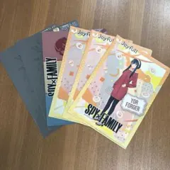 ジョイフル　SPY×FAMILY コラボ　クリアファイル 6枚セット