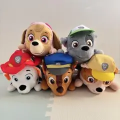パウ・パトロール BIG寝そべりぬいぐるみ 5体セット