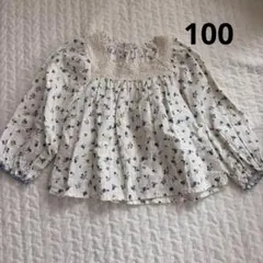 juo 花柄ブラウス 100cm