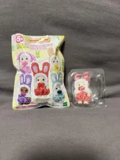 赤ちゃんカラフルウサギコスチューム