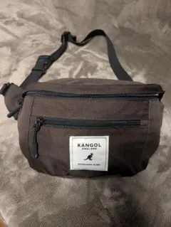KANGOL ボディバッグ ウエストポーチ ブラウンのサムネイル