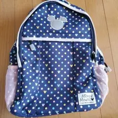 ミッキーマウス ドット柄 リュック