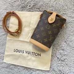 【極美品】ルイヴィトン M80874 レザー モノグラム フォールド ミー