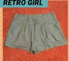 レトロガール プレーンショートパンツ M