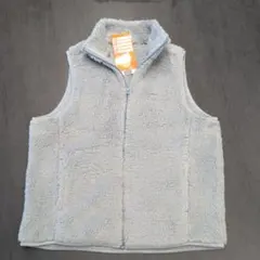 CLOSSHI FIBER HEAT ボアベスト ライトグレー