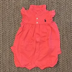 Ralph Lauren　ラルフローレン フリルロンパース 6M