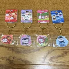 福島限定 ちいかわ ご当地キーホルダー ハチワレ 3種 空港限定 まとめ 4個