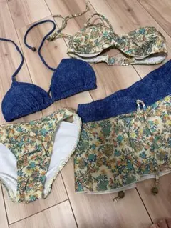 Ocean Pacific 花柄セパレート水着 9M