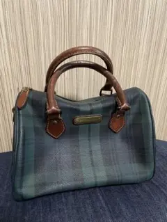 POLO RALPH LAUREN ミニボストンバッグ チェック