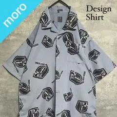 No.1771 VINTAGE ヴィンテージ 韓国古着 総柄シャツ 半袖シャツ