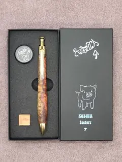 こぶた工房極上花梨瘤 ゴールド金具 - メルカリ