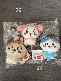 ちいかわ×マイメロディー ハチワレ×ハローキティ うさぎ×ポムポム 3個セット