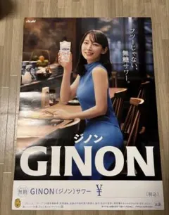 つ*ん様 【非売品】吉岡里帆GINON (ジノン) 無糖サワーポスター 吉岡里帆 GINON NON姉ちゃん 自主制作 ポスター A賞 非売品 ジノン