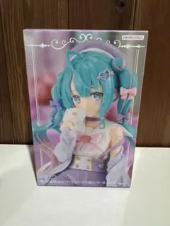 初音ミク　ぬーどるストッパーフィギュア　-恋するセーラー服 パープルver.-