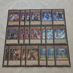遊戯王　不知火　魔妖　デッキ　スリーブ付き　アンデット