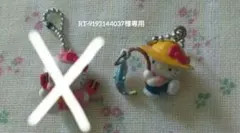 サンリオ　ご当地キティ　ハローキティ　鮎つり　チャーム　ストラップ