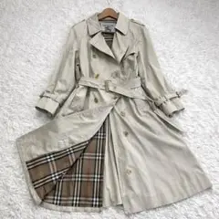 Burberrys 白タグ　トレンチコート ベルト付き ノバチェック