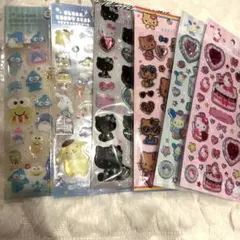 キラキラシール6点セット【サンリオ】