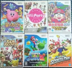 Wii ソフトセット 6本まとめ