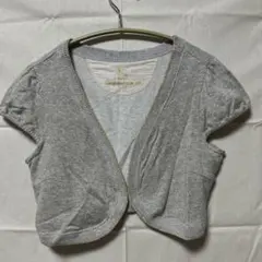 BURBERRY LONDON BLUELABELグレー ショートカーディガン