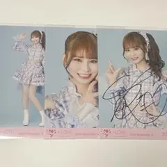 大場花菜　絶対アイドル辞めないで　生写真　コンプ　直筆