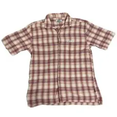 90s Piko Y2Kチェック柄 半袖シャツ