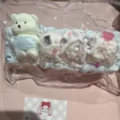 ゴドン　ゴトン　断面ケーキ　クマ　リボン　オムツクマ　スクイーズ　キラキラ　新品のサムネイル