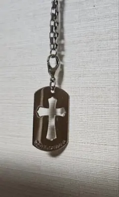 DOLCE&GABBANA ネックレス ドッグタグ クロス D&G