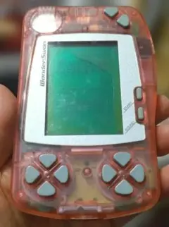 ジャンク ワンダースワン本体のみ クリアレッド