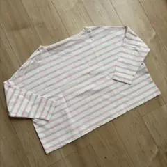 美品　TraditionalWeatherwearピンクボーダー　長袖のサムネイル