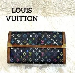 宜*╯様 Louis Vuitton モノグラム 長財布 マルチカラー LOUIS VUITTON 長財布 モノグラム マルチカラー キャンバス