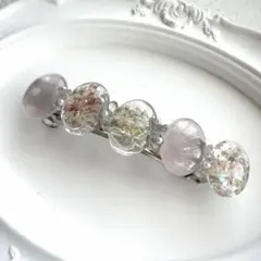 春色フラワーキレイめバレッタ