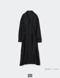 UVカットシャツワンピース ブラック