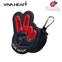 新品 ビバハート VIVA HEART ピースマーク ボールポーチのサムネイル