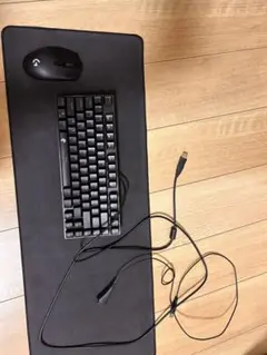 g304マウス　E元素キーボード　大型マウスパッド　キーマウセット