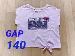 【値下げ】GAP カメラプリントTシャツ 140