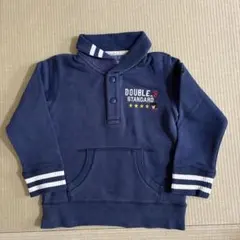DOUBLE.B ネイビー トレーナー 120